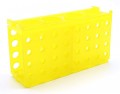 Heathrow Scientific HS29022E 4-Way Tube Rack, Yellow, Pack of 5-