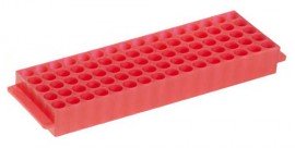 Heathrow Scientific HS29025D Microtube Racks 80-Well, Pink-