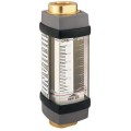 Hedland H205B-005 Variable Area Non-Steam Water Flow Meter, 1/4&quot; NPTF, 0.05 - 0.5 GPM-