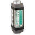 Hedland H213A-005 Variable Area Water-Based Fluid Flow Meter, 1/4&quot; NPTF, 0.05 - 0.5 GPM-