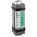 Hedland H213A-020 Variable Area Water-Based Fluid Flow Meter, 1/4&quot; NPTF, 0.2 - 2 GPM -