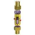 Hedland H624-004 EZ; Water Flow Meter, 1/2&quot; Female Brass Fitting, 0.5-4 GPM-