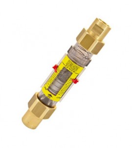 Hedland H628-010  Variable Area Mechanical Flowmeter, 1 to 10 gpm-