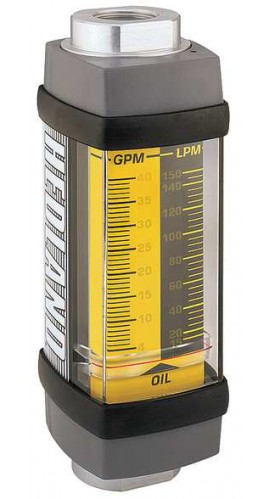 Hedland H901A-300 Variable Area Petroleum Fluid Flow Meter, 3" NPT, 20 to 300 GPM-