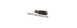 Hilmor 1839054 Quick-Change Magnetic Nut Driver, 3&amp;quot;, &amp;frac14;&amp;quot;, 5&amp;frasl;16&amp;quot;-