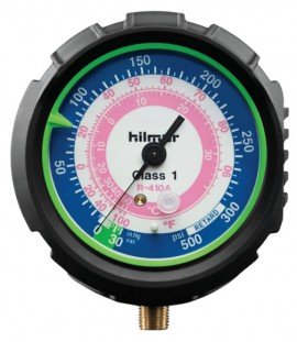 Hilmor 1839082 AG410L Low-Side Analog Gauge, R410A, 80 mm-