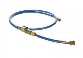 Hilmor 1839141 H60BVB Hose with Ball Valve Extensions, blue, 60 x 1/4"-