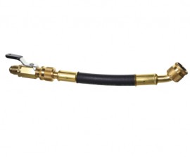 Hilmor 1839149 BV38 Vacuum Hose with ball valve end, black , 8 x &amp;frac38;&amp;quot;-