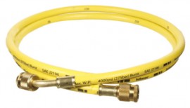 Hilmor 1839152 H60Y Refrigerant Hose, &amp;frac14;" x 60", yellow-