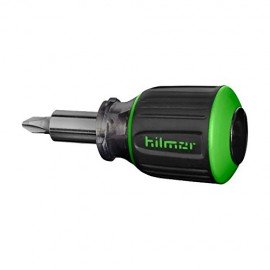 Hilmor 1891351 MTS 6 in 1 Stubby Multi Tool with rubber handle grip, 3/16 to 5/16"-