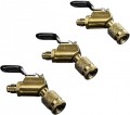 Hilmor 1935915 BVES Ball Valve Ends, 1/4", 3-pack-