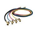 Hilmor 1935925 Refrigeration/Vacuum Hose with ball valve ends, 60&amp;quot;, 4-pack-