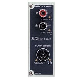 Hioki 9602 AC/DC Clamp Input Unit, 6 to 600V, 500mA to 500A-