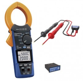 Hioki CM4373-93 AC/DC Clamp Meter Solar Set with wireless adapter and DC high voltage probe, 2000 A AC/DC, 2000 V DC-