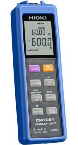 Hioki CM7291 Wireless Display Unit for CT7000 Series AC/DC Current Sensors, Bluetooth-