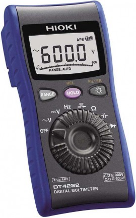 Hioki DT4222 Digital Multimeter, 600 &amp;Omega; to 60 M&amp;Omega;-