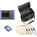 Hioki PQ3100-04/6000 Power Quality Analyzer Kit, Custom 4 Clamp AC Flexible Current Sensor, 6000A-