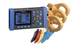 Hioki PW3360-21/500Pro Clamp-On Power Logger Kit with Harmonic Analysis, 500 A-