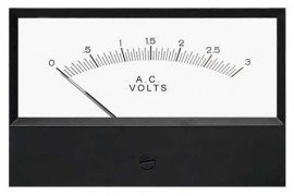 Hoyt 2146 AC Voltmeter, 4.5&amp;quot;, 0 to 100 V AC-