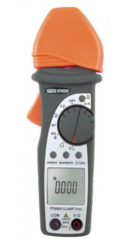HT Instruments HT4020 AC TRMS Clamp Meter with Power Factor-