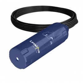 Icon Process Controls 100 Series Submersible Level Sensor, 316SS Material, Kalrez Seals, 316SS Diaphragm, 5m Teflon Jacketed Cable, 4-20mA Output, 0-14ft Range-