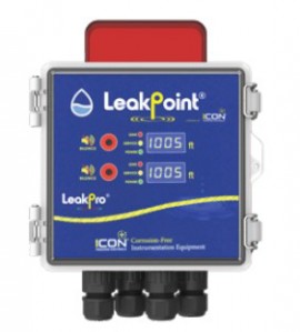 Icon Process Controls LDP-200-AV LeakPoint® Leak Detection Display with audible and visual alarm, 2-channel-