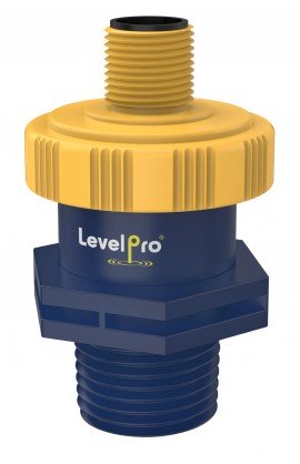 Icon Process Controls LP50-PP-F-0-50 Inline Pressure Transmitter with ceramic diaphragm, PP, 1/2" FNPT, 0 to 50 psi-