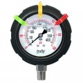 Icon Process Controls OBS-GO-0-30 2-1/2&quot; Pressure Gauge, PP, 1/4&quot; 316SST bottom mount connection, 0 to 30 psi-