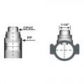 Icon Process Controls SA030 Saddle Fitting, 3in-