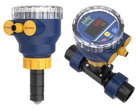 Icon Process Controls Truflo® TIM Series Insertion Paddle Wheel Flow Meter with PVDF body and EPDM seals, &amp;frac12; to 4"-