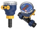 Icon Process Controls Truflo® TIR Series Insertion Paddle Wheel Flow Meter with PVDF body and Viton seals, 6 to 24"-
