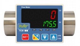 Icon Process Controls TK3M-25-SS Paddle Wheel Flow Meter with transmitter, 1&amp;quot; pipe size, 4 to 20 mA signal-