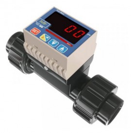 Icon Process Controls TKS-100-PP Paddle Wheel Flow Meter with relay/pulse, polypropylene, 4&amp;quot;-