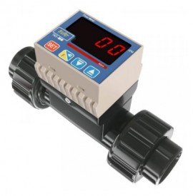 Icon Process Controls TKS-25-PF Paddle Wheel Flow Meter with relay/pulse, PVDF, 1&amp;quot;-