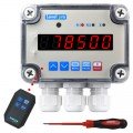 Icon Process Controls TVF-500-1121 TVF Flow Rate Display/Totalizer/Batcher, 4 to 20 mA input, 2 relay output-