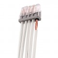 IDEAL Industries 30-1687 In-Sure Push-In Connector, 87 5-port gray, box of 3000-