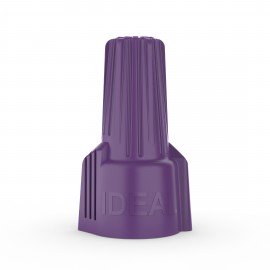 IDEAL Industries 30-265 Twister Al and Cu Wire Connector, Model 65, Purple, 100-pack-