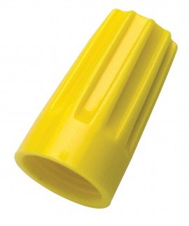 IDEAL Industries 30-274 Wire-Nut Wire Connector, Model 74B Yellow, 500-pack-