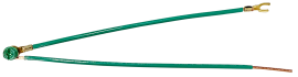 IDEAL Industries 30-3286 Combo Ground Tail, 2-Wire Solid/Stranded, 500-pack-