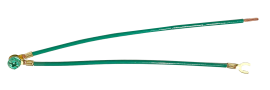 IDEAL Industries 30-3288 Combo Grounding Tail, 2-Wire Stranded, 25-pack-