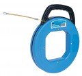 IDEAL Industries 31-060 S-Class® Fiberglass Fish Tape with Tuff-Grip Pro case and metal eyelet, 50'-