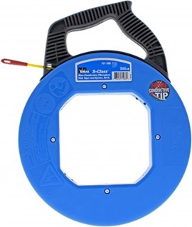 IDEAL Industries 31-086 S-Class® Fish Tape with Tuff-Grip Pro case and non-conductive tip, 50&#039;-