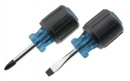 IDEAL Industries 35-1300 2-Piece Stubby Screwdriver Set-
