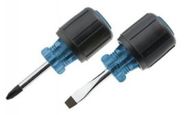 IDEAL Industries 35-1300 2-Piece Stubby Screwdriver Set-
