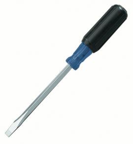IDEAL Industries 35-156 Heavy-Duty Keystone Tip Screwdriver, 5/16" x 6" square shank-