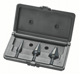 IDEAL Industries 35-524 Quick-Change Step Drill Bit Kit, 3-piece-