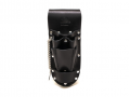 IDEAL Industries 35-784BLK Leather Hip Pouch, black, 6-pocket-