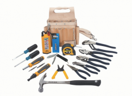 IDEAL Industries 35-800 Electrician&#039;s Tool Set with pouch, 16-piece-