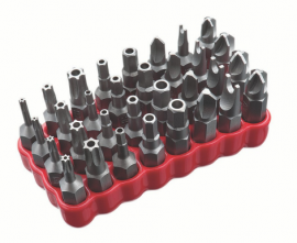 IDEAL Industries 35-933TP Replacement Bit Block, tamper-proof, 32-piece-