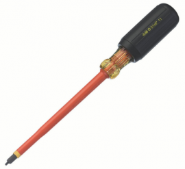 IDEAL Industries 35-9691 Insulated Screwdriver, #1 square, &amp;frac14; x 6&amp;quot;-